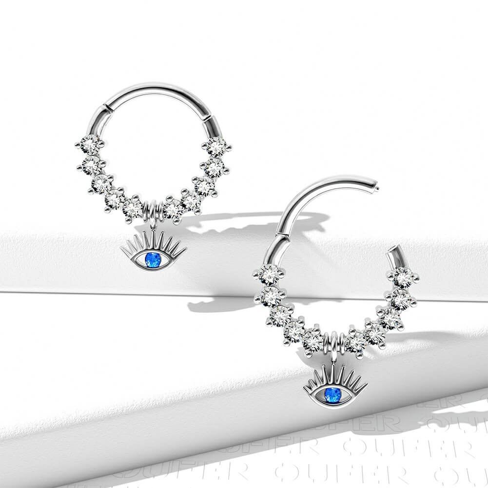 Love Heart Blue Eye Dangle Chandelier Earrings Arylic Evil Eye Stud Jewelry  For Fashionable Women Fast Drop Delivery From Sexyhanz, $3.03 | DHgate.Com